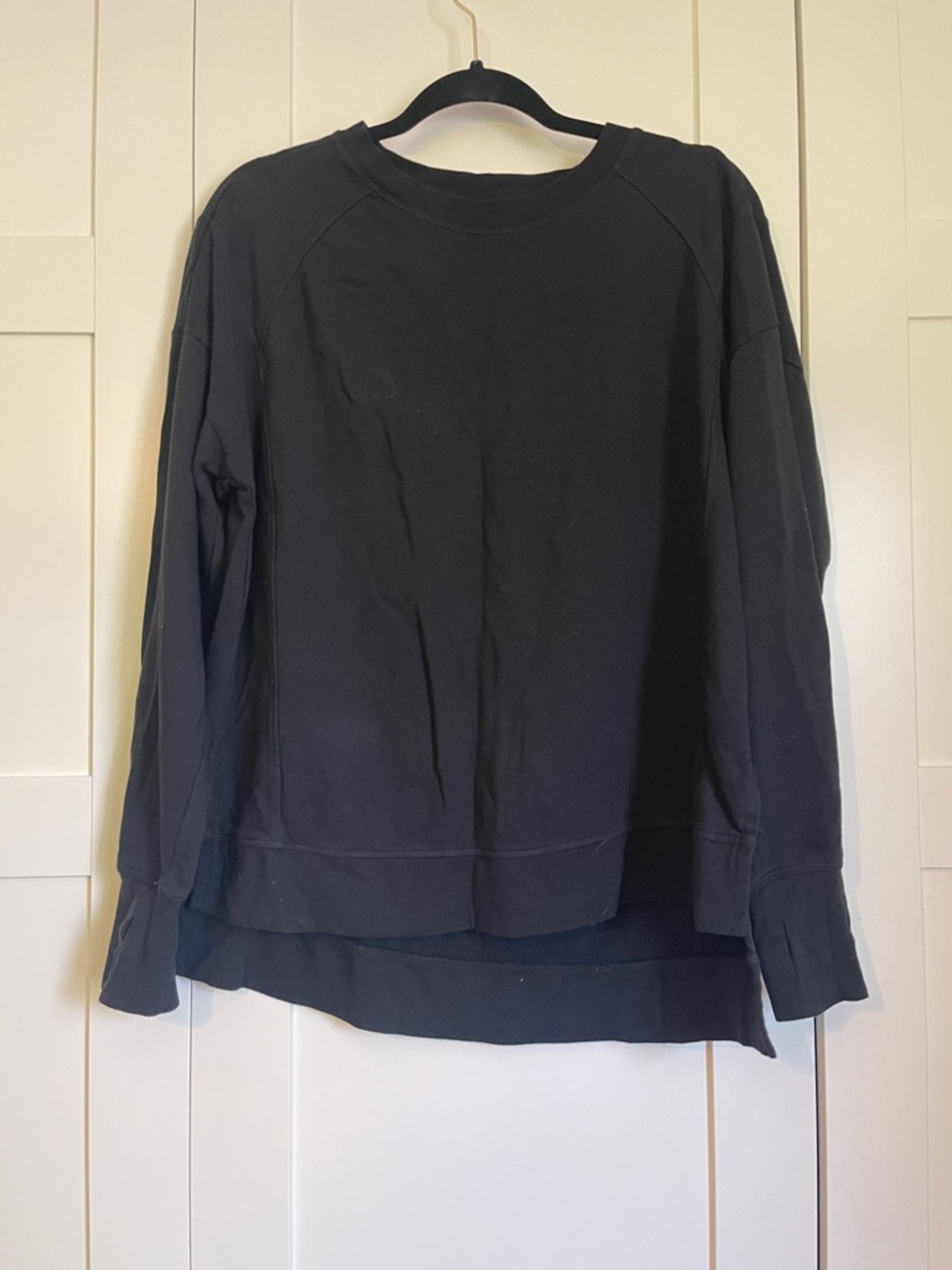 Sweaty Betty Black Crewneck Pullover